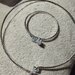 Set colier argint vintage Swarovski